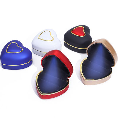 Perhiasan Display Case Storage Display Case LED Termasuk untuk Cincin dan Gelang