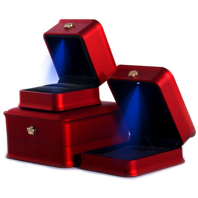 Beli Paket Perhiasan Hanhong Custom Luxury Crown LED Box untuk Gelang Kalung dan Cincin online manufacture