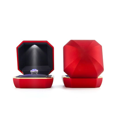 Kotak Perhiasan Plastik Velvet untuk Hanhong Gelang Berwarna Multicolor Earrings Perhiasan Cahaya