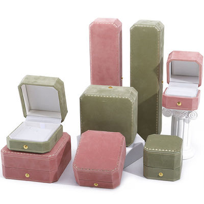 Beli Kothak Perhiasan Berbentuk Oktagonal dengan Kawat Emas dan Interior Velvet online manufacture