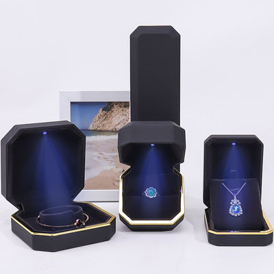 Beli Kotak kemasan perhiasan beludru plastik buatan tangan untuk gelang anting-anting kalung cincin online manufacture