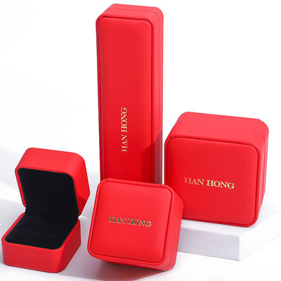 Beli Custom Luxury Velvet Jewelry Packaging Box untuk Necklace dan Bracelet Storage dari Hanhong online manufacture
