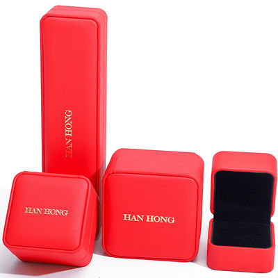 Custom Luxury Velvet Jewelry Packaging Box untuk Necklace dan Bracelet Storage dari Hanhong