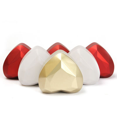 kemasan kotak perhiasan LED bentuk hati premium yang dapat disesuaikan dengan logo