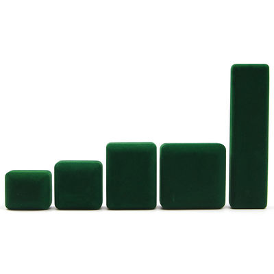 Beli Custom LED Light Ring Box dengan Green Velvet dan Hanhong Logo Embossing online manufacture