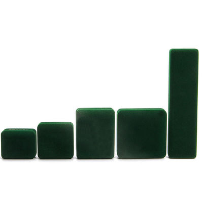 Luxury Velvet Perhiasan Set Kotak Untuk High Grade Green Packaging Gelang Kalung Cincin