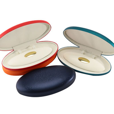 Custom Luxury Rectangle PU Leather Jewelry Box untuk Handmade Pearl Necklace Packaging