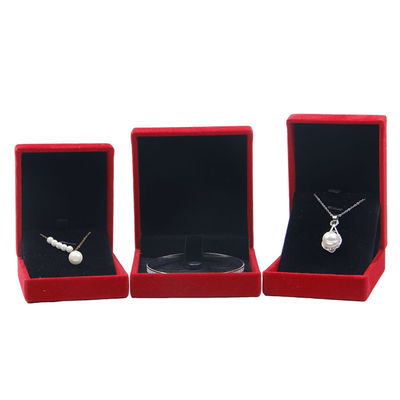 Customized Size Hanhong Embossed Gray Perhiasan Packaging Box untuk kalung dan cincin
