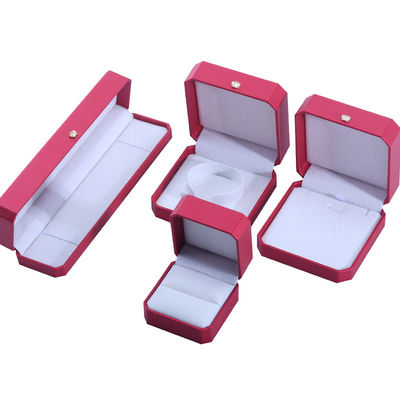 Beli Yang Terbaru persegi panjang Hanhong Custom Merah PU Kulit gelang kotak kemasan untuk penyimpanan perhiasan online manufacture