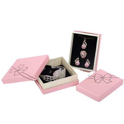 Hanhong Black Rose Paper Jewelry Box Supplies dengan Langit dan Bumi Cover Hubungi kami