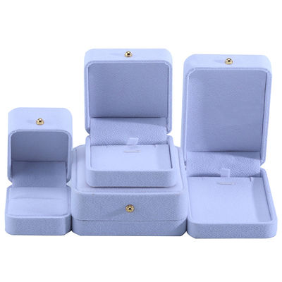 Beli Kotak kemasan perhiasan beludru putih khusus untuk kalung gelang stud anting cincin online manufacture