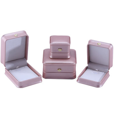Luxury Gold Crown Design PU Kulit Perhiasan Paket Box untuk Gelang Kalung Ring