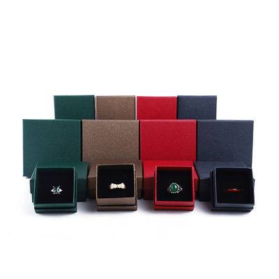 Pabrik grosir Perhiasan Mewah Kotak Pribadi High End Kalung Gelang Earrings Cincin Perhiasan Set Kemasan tutup kertas karton dan dasar Kotak Perhiasan dengan logo
