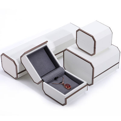 Beli Paket Perhiasan Kulit PU Putih untuk Cincin Ukuran Khusus Kalung dan Gelang online manufacture