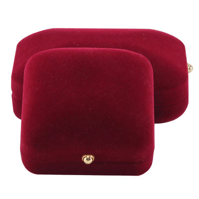 Paket Perhiasan Velvet Merah Untuk Gelang dan Kalung