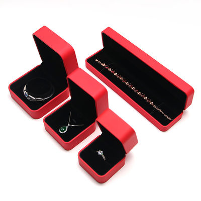 Customized Luxury PU Kulit Perhiasan Box Packaging Box dengan kompetitif 6.5 * 6cm