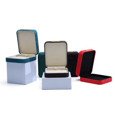 Black Moon Pattern Iron Box Perhiasan Organiser untuk Perjalanan Han Hong Storage Disesuaikan