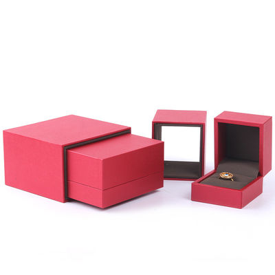 Custom Pull Out Paper Perhiasan Box Kalung Case Untuk Organisasi Perhiasan