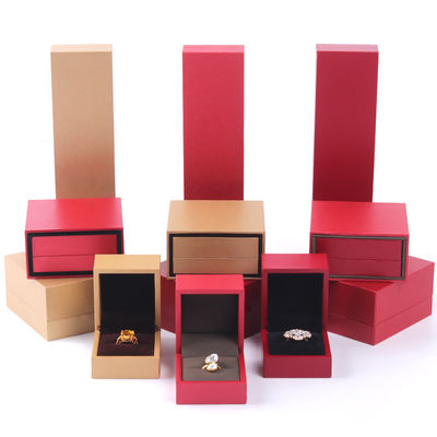 Beli Custom Logo Kertas Perhiasan Kemasan Kotak untuk gelang Kalung penyimpanan 5.5*4.5*3.5 online manufacture