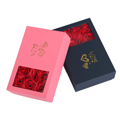 Hanhong Cardboard Rose Soap Flower Jewelry Box Gift Packaging dengan Tote Bag