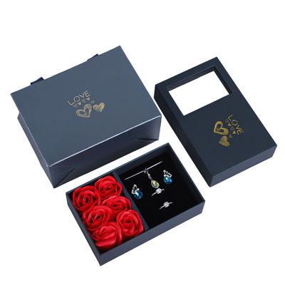 Hanhong Cardboard Rose Soap Flower Jewelry Box Gift Packaging dengan Tote Bag