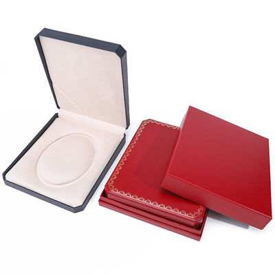 Custom Logo Square Paper Jewelry Box Packaging Gaya Mewah Untuk Kalung