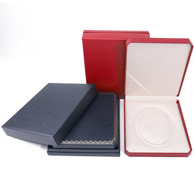 Custom Logo Square Paper Jewelry Box Packaging Gaya Mewah Untuk Kalung