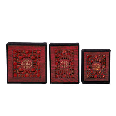 Custom Logo Warna Kotak Perhiasan Kayu Untuk Cincin Gelang Tampilan Kemasan