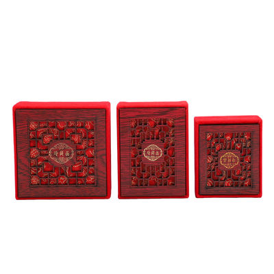 Custom Logo Warna Kotak Perhiasan Kayu Untuk Cincin Gelang Tampilan Kemasan