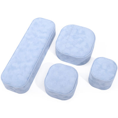 Plastik Velvet Hanhong Custom Logo Portable Square Jewelry Box untuk Kalung Gelang Cincin