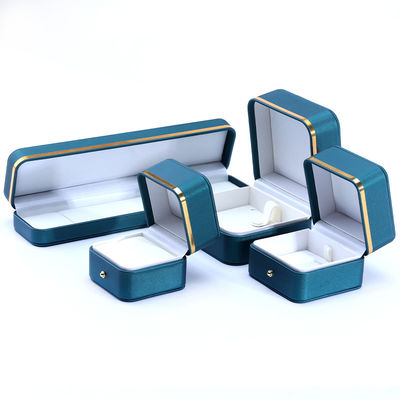 Beli 10*10*5.5cm kotak perhiasan kulit mewah buatan tangan untuk aksesoris akhir Made in Hanhong online manufacture