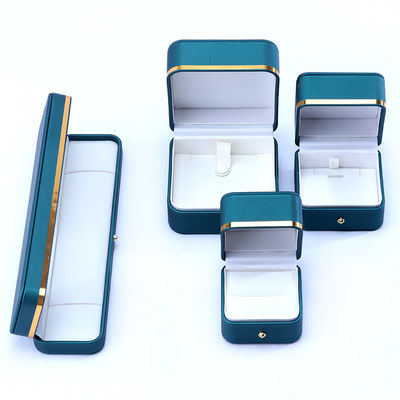 10*10*5.5cm kotak perhiasan kulit mewah buatan tangan untuk aksesoris akhir Made in Hanhong