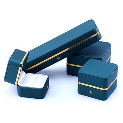 10*10*5.5cm kotak perhiasan kulit mewah buatan tangan untuk aksesoris akhir Made in Hanhong