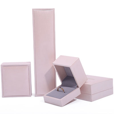 Pink Soft Touch Fake Leather Perhiasan Perlengkapan Perlengkapan Perlengkapan Velvet