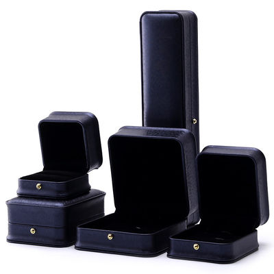 Beli Kotak Perhiasan Kulit PU Kunci Bentuk Ungu Hitam untuk penyimpanan mewah online manufacture