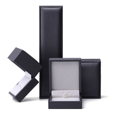 Soft Touch Brush Finishing PU Kulit Perhiasan Packaging Box Set Organizer Mewah