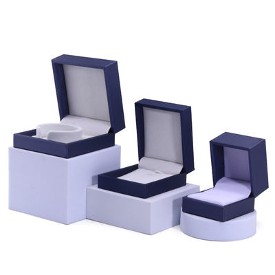 Sikat Finishing Lembut Kulit Palsu Perhiasan Storage Box Paket untuk cincin Pendant