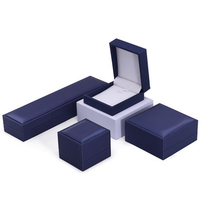Sikat Finishing Lembut Kulit Palsu Perhiasan Storage Box Paket untuk cincin Pendant