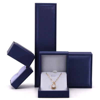 Sikat Finishing Lembut Kulit Palsu Perhiasan Storage Box Paket untuk cincin Pendant