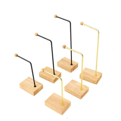 Ponsel L berbentuk Metal Pendant Display Stand untuk Perhiasan Pertunjukan Mewah Pameran