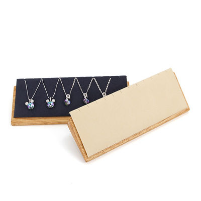 Kayu Multi Cell Pendant Display Plate Kalung Perhiasan Exhibition Tray