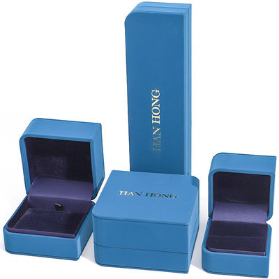 Beli Arc Diamond Bentuk PU Kulit Perhiasan Storage Box Set Untuk Ring Pendant Packaging online manufacture