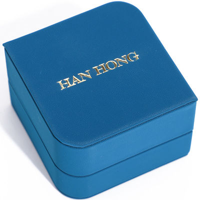 Arc Diamond Bentuk PU Kulit Perhiasan Storage Box Set Untuk Ring Pendant Packaging