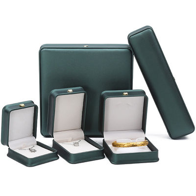 Beli Crown Ornament Round-Corner PU Leather Jewelry Storage Box Set untuk Cincin Pendant online manufacture