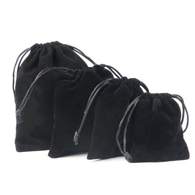 Tas Perhiasan Velvet dengan Tali Lempar untuk Perhiasan Mewah