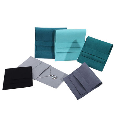 Compact Simple Soft Velvet Perhiasan Kemasan Amplop Kantong Mini Pendant Bag