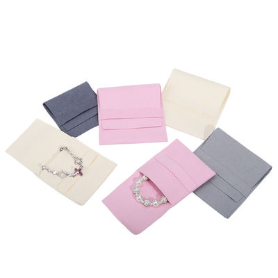 Compact Simple Soft Velvet Perhiasan Kemasan Amplop Kantong Mini Pendant Bag