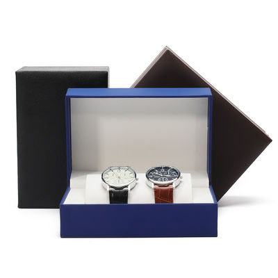 Multi-fungsi Dual Pack Hard Paper Box Jam Tangan Dustproof Luxury Packaging Case