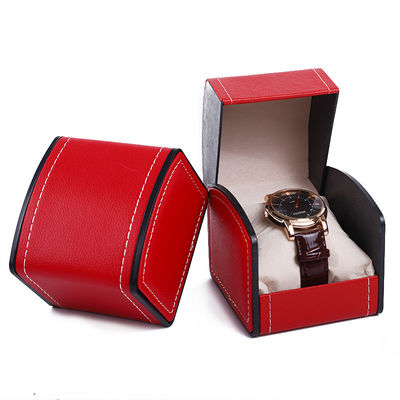 Flip Open Deluxe Handmade Leather Watch Case Treasure Packaging Cover Jam tangan