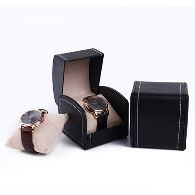 Flip Open Deluxe Handmade Leather Watch Case Treasure Packaging Cover Jam tangan